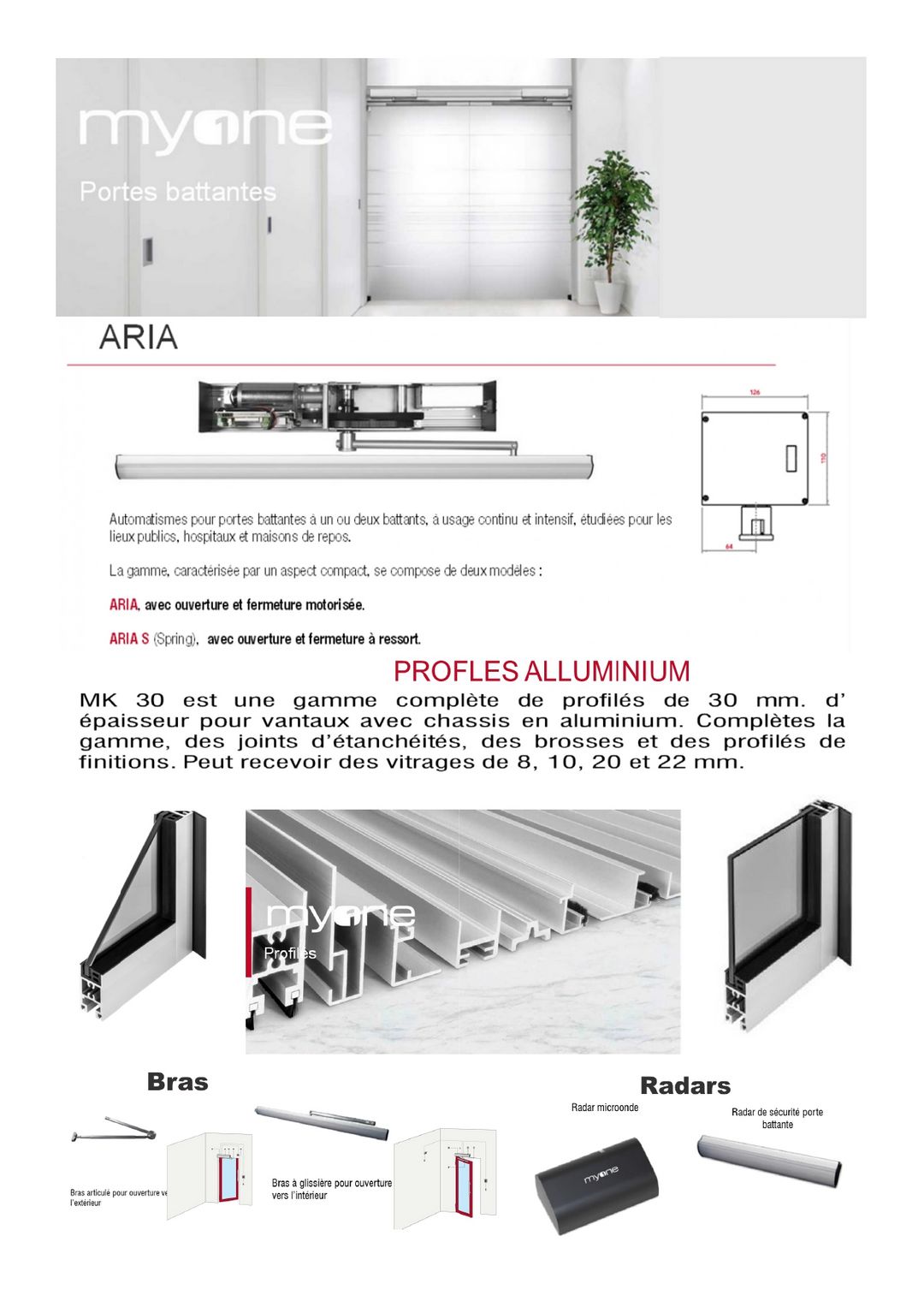 Portes automatiques pitons